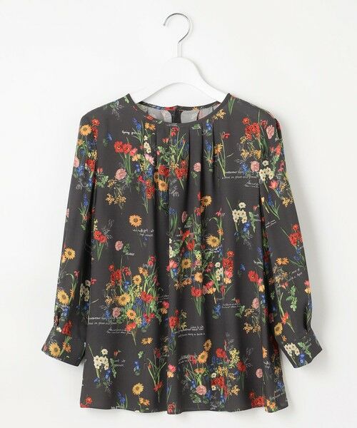 S size ONWARD(小さいサイズ) / エスサイズオンワード シャツ・ブラウス | 【洗える】フラワーガーデンプリント ブラウス | 詳細7