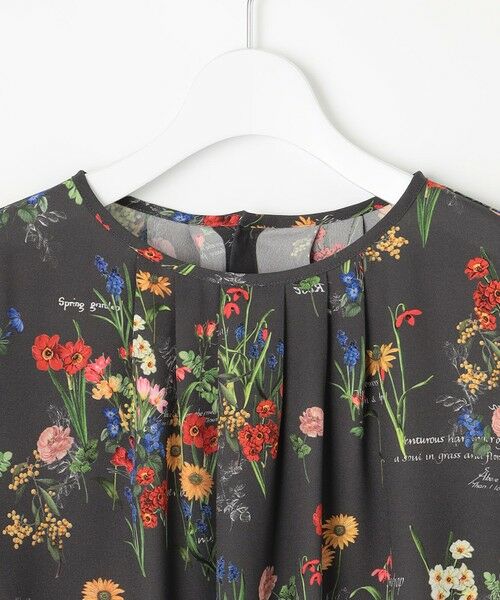 S size ONWARD(小さいサイズ) / エスサイズオンワード シャツ・ブラウス | 【洗える】フラワーガーデンプリント ブラウス | 詳細8