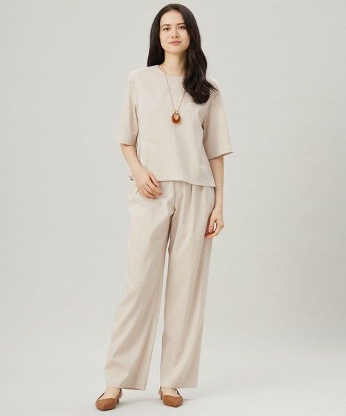 S size ONWARD(小さいサイズ) / エスサイズオンワード シャツ・ブラウス | 【セットアップ対応・洗える】LIPストレッチプルオーバー ブラウス | 詳細5