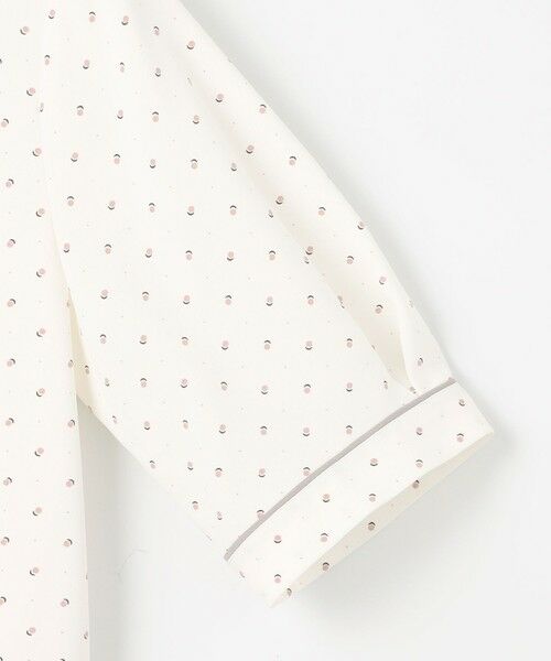 S size ONWARD(小さいサイズ) / エスサイズオンワード シャツ・ブラウス | 【洗える】バイカラーラッフルボウ ブラウス | 詳細6