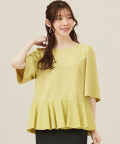 S size ONWARD(小さいサイズ) / エスサイズオンワード シャツ・ブラウス | 【撥水・接触冷感・UVカット】コンフォートイージーペプラム  ブラウス