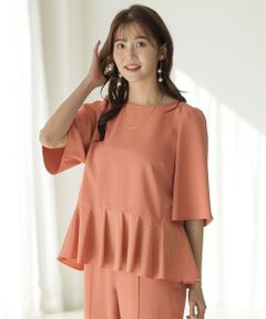 S size ONWARD(小さいサイズ) / エスサイズオンワード シャツ・ブラウス | 【撥水・接触冷感・UVカット】コンフォートイージーペプラム  ブラウス