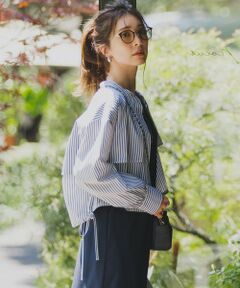 S size ONWARD(小さいサイズ) / エスサイズオンワード シャツ・ブラウス | 【UVカット・接触冷感・速乾】クロップトヨークハオリ シャツ