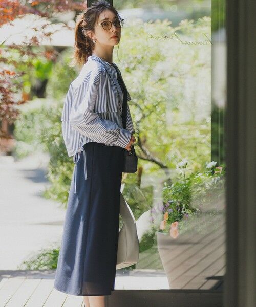 S size ONWARD(小さいサイズ) / エスサイズオンワード シャツ・ブラウス | 【UVカット・接触冷感・速乾】クロップトヨークハオリ シャツ | 詳細19