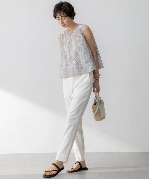 S size ONWARD(小さいサイズ) / エスサイズオンワード シャツ・ブラウス | 【洗える】Ratti ドローイング ペイズリー プリント ブラウス | 詳細11