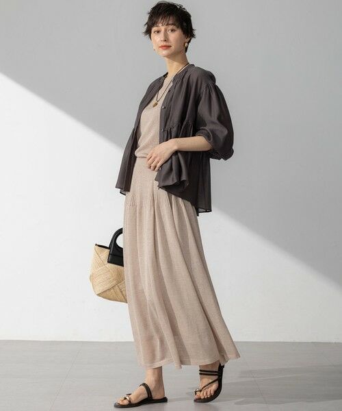 S size ONWARD(小さいサイズ) / エスサイズオンワード シャツ・ブラウス | 【WEB&一部店舗限定カラーあり】ソフトオーガンジー ボリューム ブラウス | 詳細13