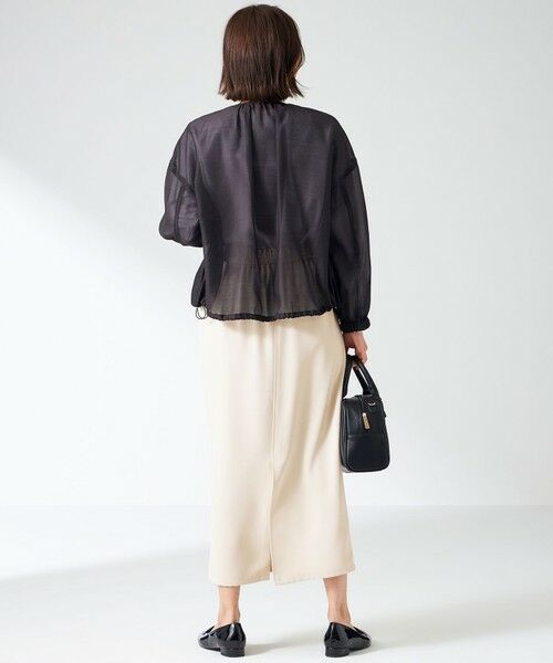 S size ONWARD(小さいサイズ) / エスサイズオンワード ブルゾン | 【洗える】ドルマンシアー ブルゾン | 詳細10