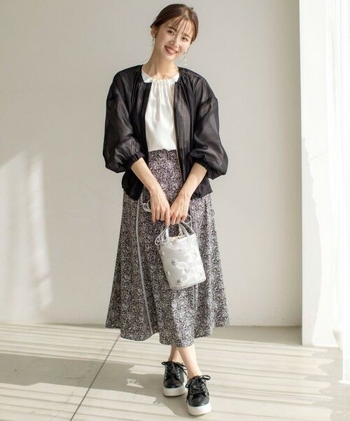 S size ONWARD(小さいサイズ) / エスサイズオンワード ブルゾン | 【洗える】ドルマンシアー ブルゾン | 詳細7