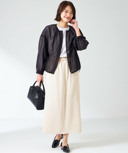 S size ONWARD(小さいサイズ) / エスサイズオンワード ブルゾン | 【洗える】ドルマンシアー ブルゾン | 詳細8