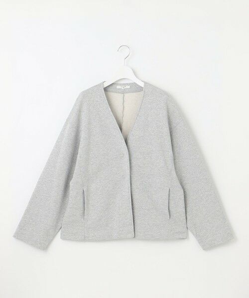 S size ONWARD(小さいサイズ) / エスサイズオンワード カーディガン・ボレロ | 【SLOW/一部店舗限定】ハイゲージテリー スウェット ジャケット | 詳細1