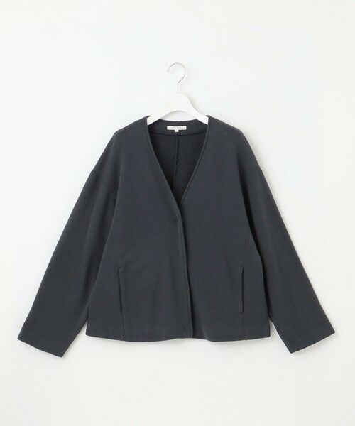 S size ONWARD(小さいサイズ) / エスサイズオンワード カーディガン・ボレロ | 【SLOW/一部店舗限定】ハイゲージテリー スウェット ジャケット | 詳細10