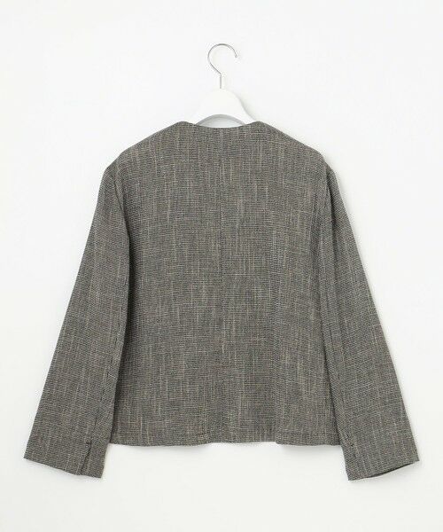 S size ONWARD(小さいサイズ) / エスサイズオンワード ノーカラージャケット | 【洗える】ライトカラミノーカラー ジャケット | 詳細12