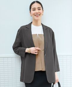 S size ONWARD(小さいサイズ) / エスサイズオンワード テーラードジャケット | 【洗える】ライトシャツ ジャケット