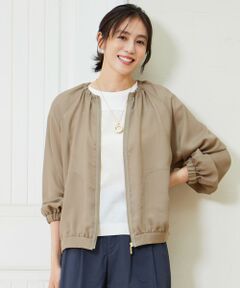 S size ONWARD(小さいサイズ) / エスサイズオンワード ブルゾン | 【洗える】メッシュ ブルゾン