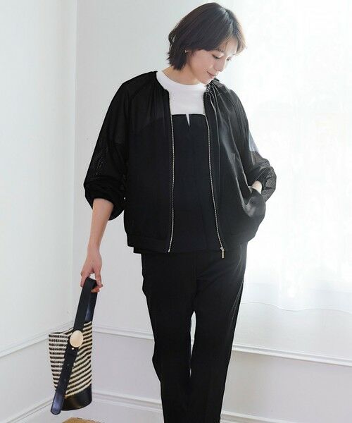 S size ONWARD(小さいサイズ) / エスサイズオンワード ブルゾン | 【洗える】メッシュ ブルゾン | 詳細23