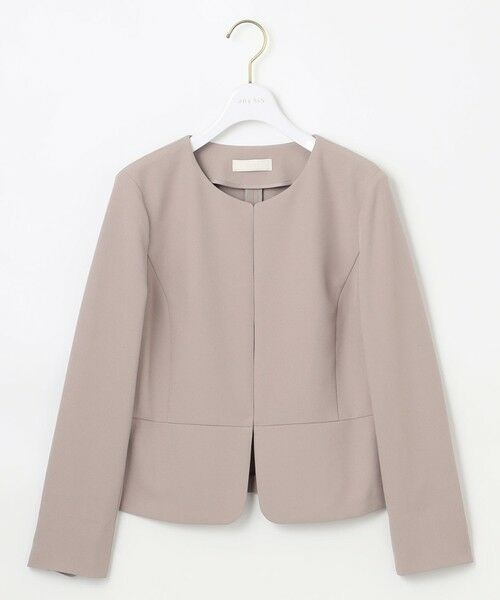 S size ONWARD(小さいサイズ) / エスサイズオンワード ノーカラージャケット | 【UVカット・接触冷感・吸水速乾】スマートビューティストレッチ ペプラムショート ジャケット | 詳細4