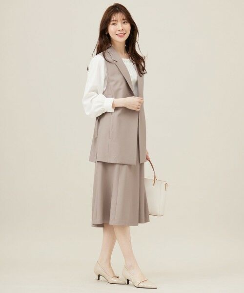 S size ONWARD(小さいサイズ) / エスサイズオンワード その他アウター | 【UVカット・接触冷感・吸水速乾】スマートビューティストレッチ  ジレ | 詳細2