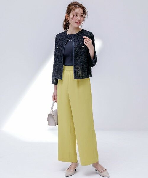 S size ONWARD(小さいサイズ) / エスサイズオンワード ノーカラージャケット | リボンヤーンシアーツイード ジャケット | 詳細6