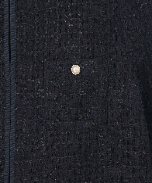 S size ONWARD(小さいサイズ) / エスサイズオンワード ノーカラージャケット | リボンヤーンシアーツイード ジャケット | 詳細14