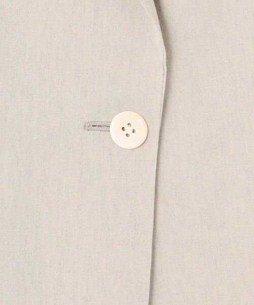 S size ONWARD(小さいサイズ) / エスサイズオンワード テーラードジャケット | 【洗える】リネンレーヨンストレッチ テーラード ジャケット | 詳細6