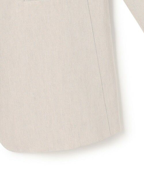 S size ONWARD(小さいサイズ) / エスサイズオンワード テーラードジャケット | 【洗える】リネンレーヨンストレッチ テーラード ジャケット | 詳細10