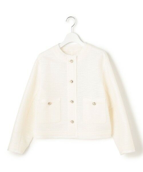 S size ONWARD(小さいサイズ) / エスサイズオンワード ノーカラージャケット | 【Oggi5月号掲載】サマーツイード ジャケット | 詳細6