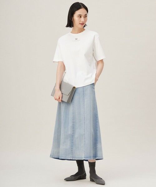 S size ONWARD(小さいサイズ) / エスサイズオンワード カットソー | 【洗える】レタード Tシャツ | 詳細1