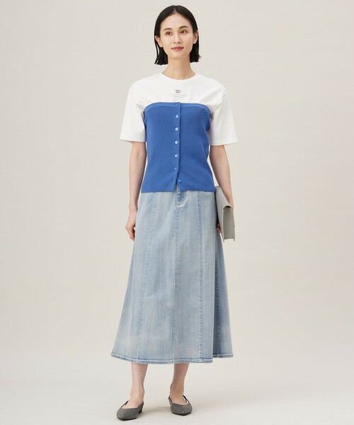 S size ONWARD(小さいサイズ) / エスサイズオンワード カットソー | 【洗える】レタード Tシャツ | 詳細3