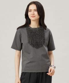 S size ONWARD(小さいサイズ) / エスサイズオンワード カットソー | 【接触冷感・UVカット・洗える】ベビーフリル Tシャツ