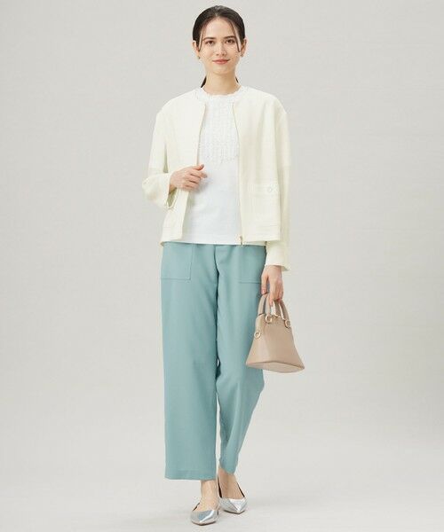 S size ONWARD(小さいサイズ) / エスサイズオンワード カットソー | 【接触冷感・UVカット・洗える】ベビーフリル Tシャツ | 詳細4