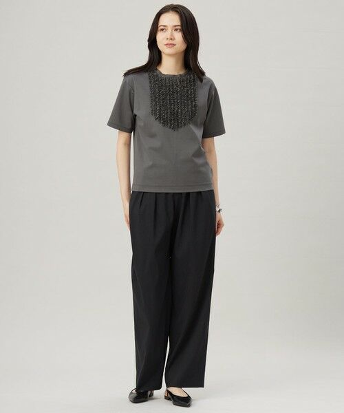 S size ONWARD(小さいサイズ) / エスサイズオンワード カットソー | 【接触冷感・UVカット・洗える】ベビーフリル Tシャツ | 詳細7