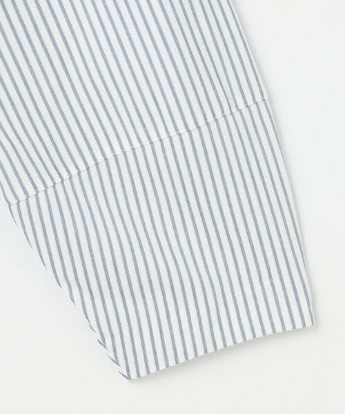 S size ONWARD(小さいサイズ) / エスサイズオンワード カットソー | 【接触冷感・UVカット・洗える】ストライプコットンハイゲージフォルムスリーブ カットソー | 詳細12