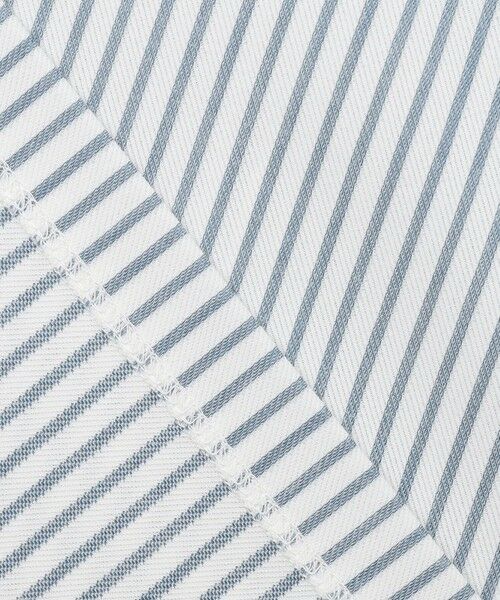 S size ONWARD(小さいサイズ) / エスサイズオンワード カットソー | 【接触冷感・UVカット・洗える】ストライプコットンハイゲージフォルムスリーブ カットソー | 詳細15