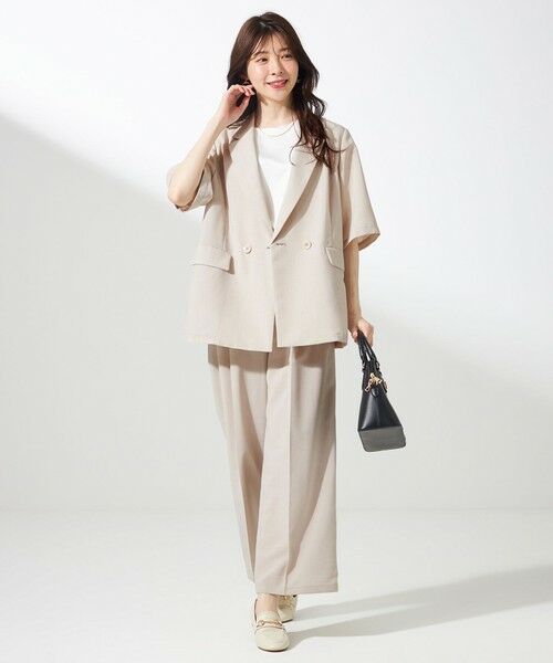 S size ONWARD(小さいサイズ) / エスサイズオンワード カットソー | 【洗える】サテン プルオーバー | 詳細8