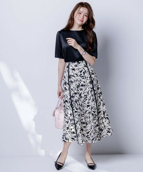 S size ONWARD(小さいサイズ) / エスサイズオンワード カットソー | 【洗える】サテン プルオーバー | 詳細16