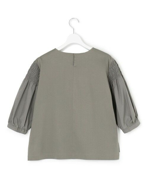 S size ONWARD(小さいサイズ) / エスサイズオンワード カットソー | 【汗じみ防止/洗える】ギャザーディテール カットソー | 詳細12