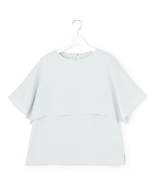 S size ONWARD(小さいサイズ) / エスサイズオンワード カットソー | 【吸水速乾/UVカット/接触冷感】ストレッチジョーゼット  ケープデザイン カットソー | 詳細14