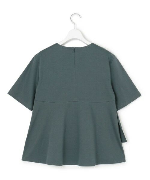 S size ONWARD(小さいサイズ) / エスサイズオンワード カットソー | 【汗じみ防止/洗える】ランダムフリルジャージー ドッキング カットソー | 詳細12