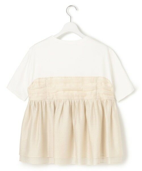 S size ONWARD(小さいサイズ) / エスサイズオンワード カットソー | 【WEB&一部店舗限定カラーあり】オーガンジービスチェコンビ カットソー | 詳細5