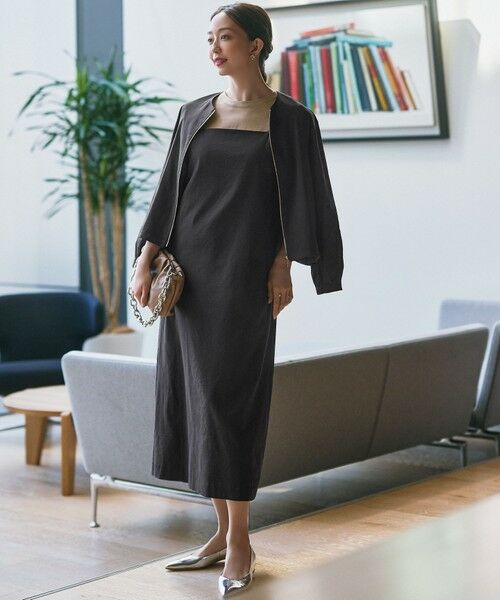 S size ONWARD(小さいサイズ) / エスサイズオンワード カットソー | 【GLOW6月号掲載/洗える】スビンギザコットン クロップド Tシャツ | 詳細9