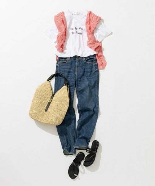 S size ONWARD(小さいサイズ) / エスサイズオンワード カットソー | 【洗える】カラーロゴ Tシャツ | 詳細5