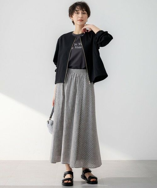 S size ONWARD(小さいサイズ) / エスサイズオンワード カットソー | 【洗える】カラーロゴ Tシャツ | 詳細10