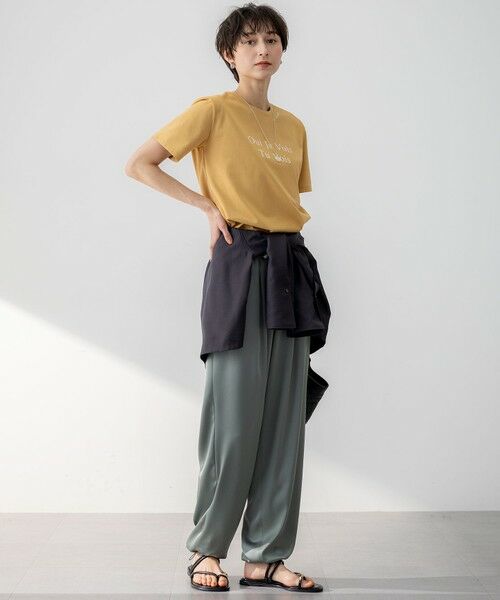 S size ONWARD(小さいサイズ) / エスサイズオンワード カットソー | 【洗える】カラーロゴ Tシャツ | 詳細15