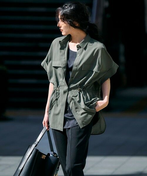 S size ONWARD(小さいサイズ) / エスサイズオンワード タンクトップ | 【Oggi5月号掲載】ミスティサテン タンクトップ | 詳細8