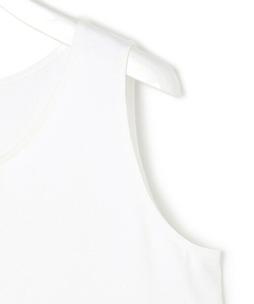 S size ONWARD(小さいサイズ) / エスサイズオンワード タンクトップ | 【洗える】ナチュラルコットンベア タフタコンビ タンクトップ | 詳細7