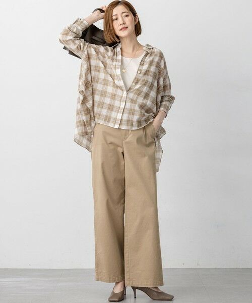 S size ONWARD(小さいサイズ) / エスサイズオンワード タンクトップ | 【洗える】シャイニーリブ タンクトップ | 詳細10