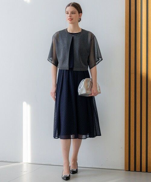 S size ONWARD(小さいサイズ) / エスサイズオンワード カーディガン・ボレロ | 【APPLAUDIR】グロッシーニット ボレロカーディガン | 詳細1