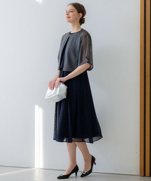 S size ONWARD(小さいサイズ) / エスサイズオンワード カーディガン・ボレロ | 【APPLAUDIR】グロッシーニット ボレロカーディガン | 詳細2