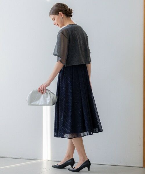 S size ONWARD(小さいサイズ) / エスサイズオンワード カーディガン・ボレロ | 【APPLAUDIR】グロッシーニット ボレロカーディガン | 詳細3