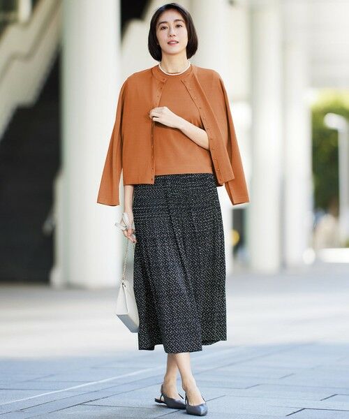 S size ONWARD(小さいサイズ) / エスサイズオンワード カーディガン・ボレロ | 【アンサンブル対応・洗える】アセテートコットン カーディガン | 詳細1